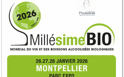 RETROUVEZ-NOUS A MILLESIME BIO DU 26 AU 28 JANVIER 2026 HALL B2 STAND 592 !